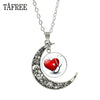Red Heart & Stethoscope Pendant Necklace New Creative Health Statement Necklaces Nurse Doctor Souvenir Badge Jewelry HL02