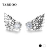 925 Sterling silver earrings for women Wing Stud earrings Charm Femme Jewelry for Girls Cute & Sweet Style Fine homme