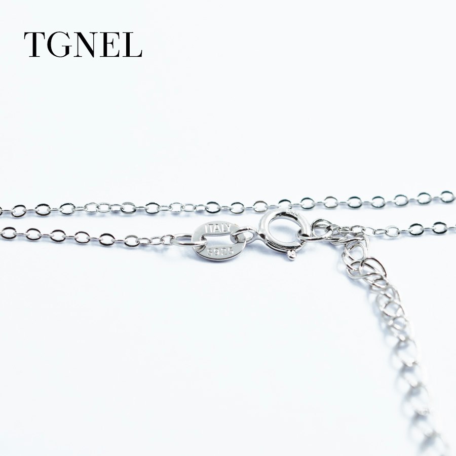 Real S925 Sterling Silver Necklace Silver Color Fine Jewelry for Women 925 Forever Chain Acessorios Top Quality Choker