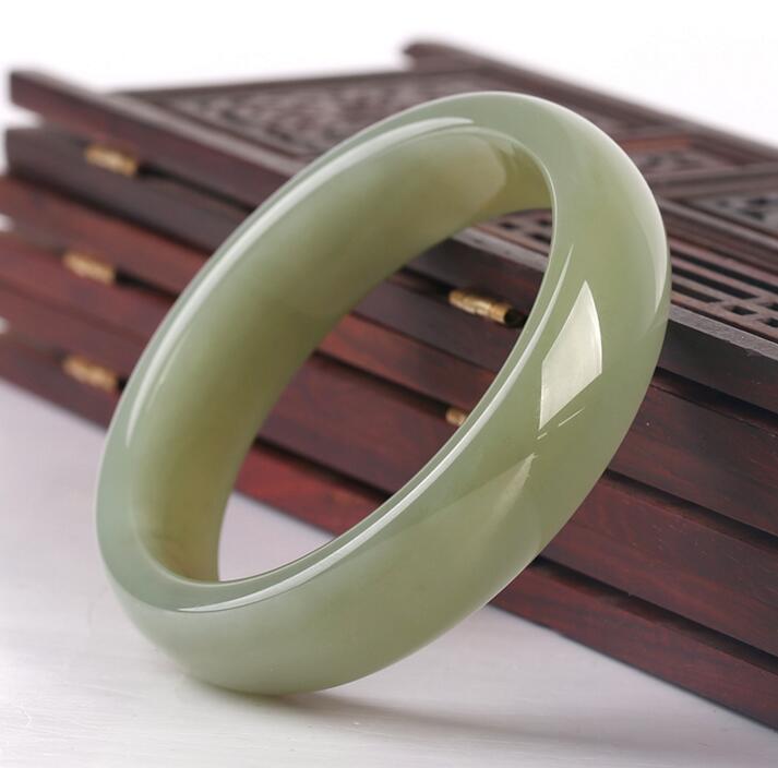 cyan cuff bangle bracelet DONGLING jade BEAUTIFUL sweet women charm bangle bracelet luck 58-62MM