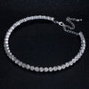 TREAZY Bridal Crystal Rhinestone Choker Necklace Women Wedding Accessories Tennis Chain Chokers Jewelry Collier Femme