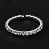 TREAZY Bridal Crystal Rhinestone Choker Necklace Women Wedding Accessories Tennis Chain Chokers Jewelry Collier Femme