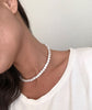 TREAZY Bridal Crystal Rhinestone Choker Necklace Women Wedding Accessories Tennis Chain Chokers Jewelry Collier Femme