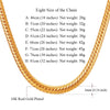 TTVOVO Necklaces for Men Women 6MM Wide Miami Snake Cuban Link Gold Chain Hip Hop Jewelry Long Chains Thick Big Chunky Necklace