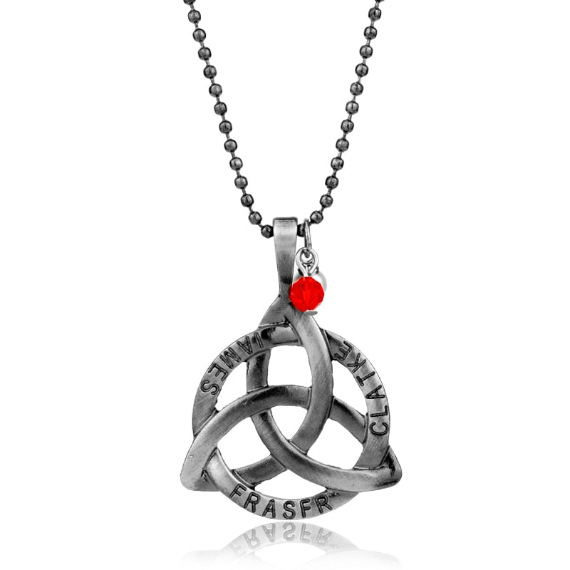 TV Series Jewelry Outlander Necklace Beads Chain Choker Crystal Pearl Pendants Necklace Women Men Accessories Collier