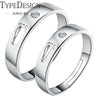 TYPE JEWELRY footprint rings, rings for men and women, Valentine's D gifts   engagement ring