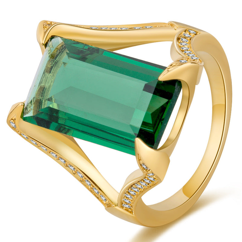 TYPE JEWELRY noble grandmother green JEWELRY ring For women Wedding Bands Party Women