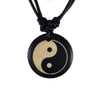 Tai Chi Yin & Yang yak bone Pendant Amulet Necklace Lucky Gift  Tribal Jewelry