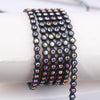 Taidian mutilcolor  AB Rhinestone Banding Chain Trim enhance jewelry bling creations 28-30Yard One yard per color SS6 and SS8