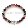 Tailand handmade Fashion new arrival Natural Tourmaline bracelets,Luck Fish 100% 925 Sterling silver bracelet Free shipping