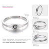925 Sterling Silver Characters Rings for Women Letter Logo ABCDEFGHIJKLMNOPQRSTUVWXYZ Jewellery Simple Logo Charms