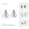 Aircraft Really 925 Sterling Silver Stud Earrings Cute&Romantic Style Valentine's D Gifts Jewelry for Women