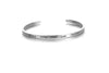 Bangles for Women Bracelets&Bangles 925 Sterling Silver Simple minima Lettering Fine Jewelry Wild Punk argento New