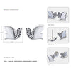 Cute Animal Stud Earrings 925 Sterling Silver for Women Flying Pigeons Shape Stud Earrings Brand Fine Jewelry