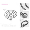 Genuine 925 Sterling Silver Necklace&Pendant Women jewelry Animal fox bird charm Necklace Accessories Cute Kolye Collares
