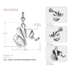 Genuine 925 Sterling Silver Necklace&Pendant Women jewelry Animal fox bird charm Necklace Accessories Cute Kolye Collares