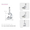 Genuine 925 Sterling Silver Necklace&Pendant Women jewelry Animal fox bird charm Necklace Accessories Cute Kolye Collares