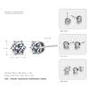 Genuine Sterling Silver Costume Jewelry Earrings for Women Lovely Exquisite Earrings Silver 925 Jewelry