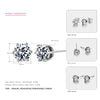 Genuine Sterling Silver Costume Jewelry Earrings for Women Lovely Exquisite Earrings Silver 925 Jewelry
