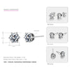 Genuine Sterling Silver Costume Jewelry Earrings for Women Lovely Exquisite Earrings Silver 925 Jewelry