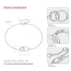 Gold Color 925 Sterling Silver Bracelets Classic Minima Bracelet for Women Simple Chain Link Fine Jewelry Bracelets