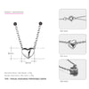 Heart 925 Sterling Silver Choker Necklace Gold-plated Simple and Romantic Fine Jewelry Valentine's Gift for Women