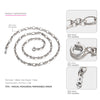 High Quality 925 Sterling Silver Necklaces for Unisex All Kinds of Minimalist Statement Necklaces Brand Fine Jewelry