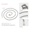 High Quality 925 Sterling Silver Necklaces for Unisex All Kinds of Minimalist Statement Necklaces Brand Fine Jewelry