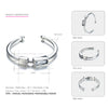 High Quality 925 Sterling Silver Rings for Women Sparking Classic Style Party Adjustable Rings Silver 925 Jewelry