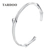 New Arrival 925 Sterling Silver Bracelets&Bangles for Women Simple But Casual Opening Bracelets Sterling-Silver-Jewelry
