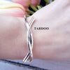 Popular Minimalist Cuff Adjustable Bracelets & Bangles for Women & Girls 925 Sterling Silver Fine Jewelry