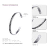 Real 925 Sterling Silver Bangles&Bracelets for Women Sword Design National Style Full Cuff Bangles Brand Fine Jewelry