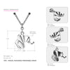 Real sterling-silver-jewelry statement choker necklace pendants for women cute elephant necklace silver 925 jewelry 2020