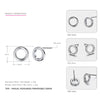Really 925 Sterling Silver Stud Earrings for Women Geometric Shape Simple and Cute Style Fine Jewelry