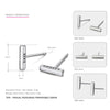 Really 925 Sterling Silver Stud Earrings for Women Geometric Shape Simple and Cute Style Fine Jewelry