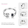 Rings for Women 925 Sterling silver Trendy Casual Style Costume Silver Jewelry Summer Collection Bague femme argent 925