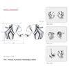 Women's 100% 925 Sterling Silver Jewelry Fashion Cute Elephant Stud Earrings Gift for Girls Friend brand fine jewelry