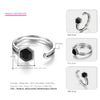 Women's Rings 925 Sterling Silver Open Adjustable Ring Casual & Classic Style Wedding Engagement Silver Jewelry Retro