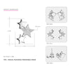 genuine 925 sterling silver stud earrings for women star shape trendy elegant stud earring silver 925 jewelry