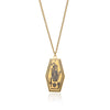 Tarot Card Pendant Necklace for Women Stainless Steel Gold Color Aesthetic Necklaces 2023 Trend Jewelry Christmas Gift collares