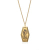 Tarot Card Pendant Necklace for Women Stainless Steel Gold Color Aesthetic Necklaces 2023 Trend Jewelry Christmas Gift collares