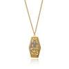Tarot Card Pendant Necklace for Women Stainless Steel Gold Color Aesthetic Necklaces 2023 Trend Jewelry Christmas Gift collares