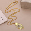 Tarot Card Pendant Necklace for Women Stainless Steel Gold Color Aesthetic Necklaces 2023 Trend Jewelry Christmas Gift collares