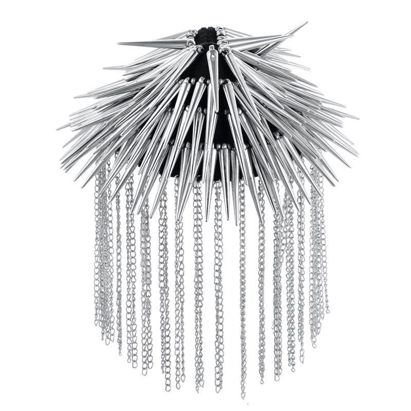 Tassel rivet Epaulette/epaulet shoulder bling handmade clothing accessories suit decoration brooches