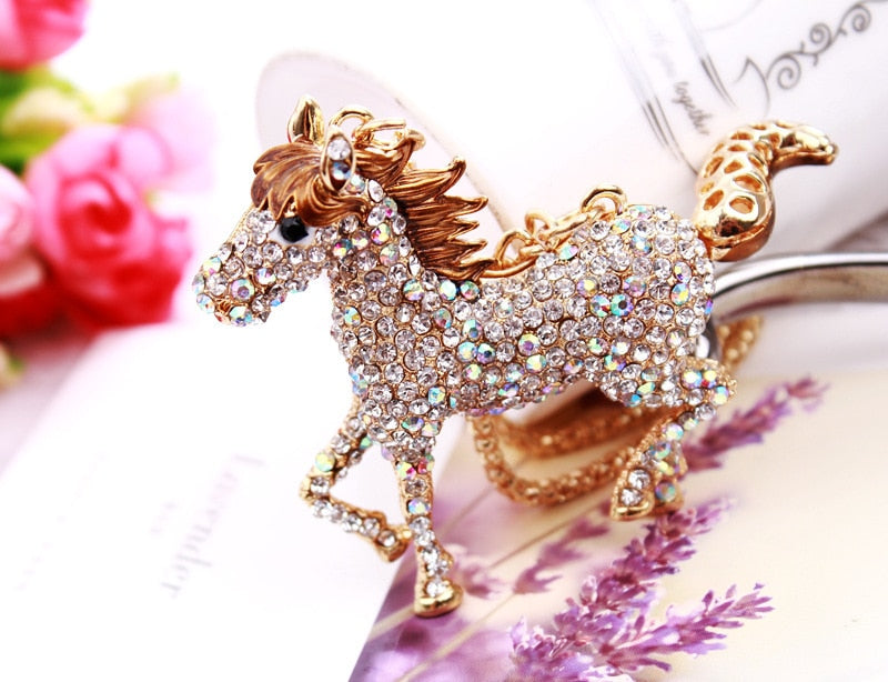 Girls Colar Horse Vintage Crystal Silver Color Summer long Necklaces Pendants For Women Drop Shopping Fashion Jewelry