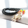 long bead bohemia Horse Necklaces Pendants Crystal Silver Color Party Necklace For Female Wholesales Fashion Jewelry