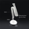 Taurus Astrology Stainless Steel Necklace Silver Color Round Chain Necklaces Punk Jewelry gioielli acciaio inox don NXS02