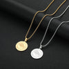 Taurus Zodiac Sign Pendant Necklace Men Women 12 Zodiac Constellation Jewelry Taurus Stainless Steel Necklaces