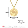 Taurus Zodiac Sign Pendant Necklace Men Women 12 Zodiac Constellation Jewelry Taurus Stainless Steel Necklaces