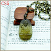 Tea Crystal Smoky Quartz Choker Long Necklace Pendant Guardian Buddha Jewelry Bags Beads Fashion 2020 Lucky Sautoir Women Of Men